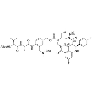 Alloc-Val-Ala-PAB-(3-CH2-N-Me-N-Boc)-(N-MEA-N-CH2)-Carbamate-Talazoparib