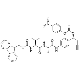 Fmoc-Val-Ala-(PAB-alpha-S-propargyl)-PNP carbonate
