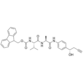 Fmoc-Val-Ala-(PAB-alpha-S-propargyl)-OH