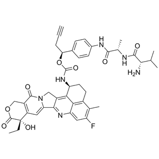 Val-Ala-(PAB-alpha-S-propargyl)-Extecan