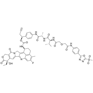PODS-DGA-Val-Ala-(PAB-alpha-S-propargyl)-Extecan