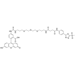 PODS-Succ-PEG3-C3-amido-FITC