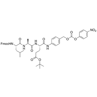 Fmoc-Leu-Ala-Glu(O-tBu)-PAB-PNP