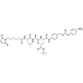MC-Leu-Ala-Glu(O-tBu)-PAB-PNP