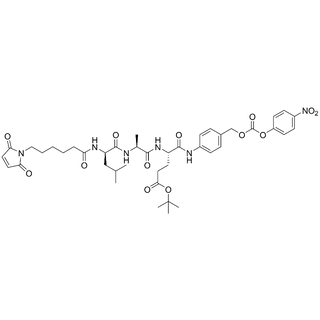 MC-D-Leu-Ala-Glu(O-tBu)-PAB-PNP