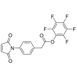 perfluorophenyl 2-(4-(2,5-dioxo-2,5-dihydro-1H-pyrrol-1-yl)phenyl)acetate