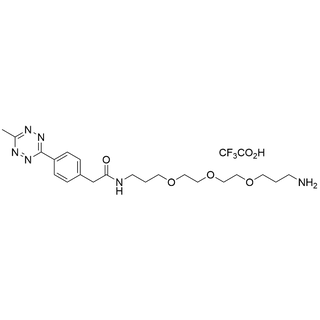 Methyltetrazine-CONH-PEG3-C3-amine TFA Salt