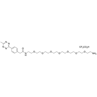 Methyltetrazine-CONH-PEG7-amine TFA salt