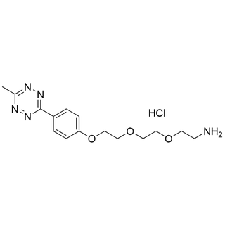Methyltetrazine-O-PEG3-amine HCl salt