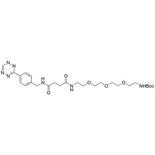 Tetrazine amido-Succ-amido-PEG3-NHBoc
