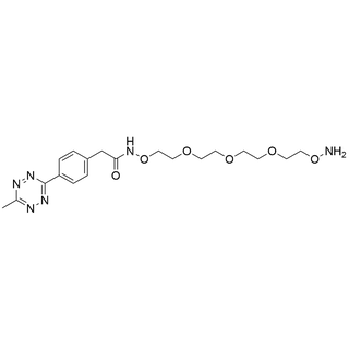 Methyltetrazine-CONH-aminooxy-PEG3-Aminooxy