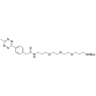 Methyltetrazine-CONH-PEG3-C3-NHBoc
