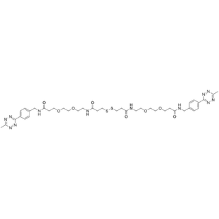 Bis(methyltetrazine-NHCO-PEG2-amido)-SS