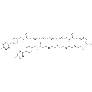 Bis(methyltetrazine-NHCO-PEG4-amido)-SS