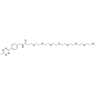Methyltetrazine-NHCO-PEG7-Azide