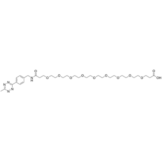 Methyltetrazine-NHCO-PEG9-Acid