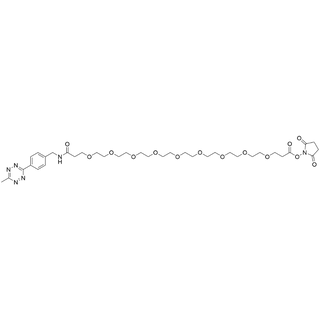 Methyltetrazine-NHCO-PEG9-NHS Ester