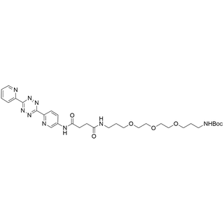 Py-Tetrazine-py-NHCO-Succ-amido-PEG3-C3-NHBoc