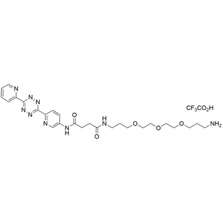 Py-Tetrazine-py-NHCO-Succ-amido-PEG3-C3-NH2 TFA salt