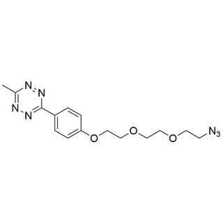Methyltetrazine-O-PEG3-azide