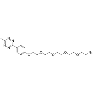 Methyltetrazine-O-PEG5-azide