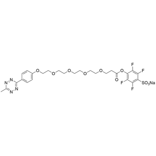 Methyltetrazine-O-PEG5-TFS ester