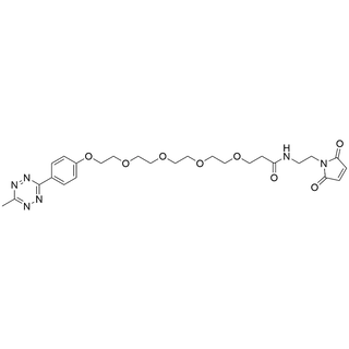 Methyltetrazine-O-PEG5-amido-C2-Mal