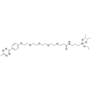 Methyltetrazine-O-PEG5-triethoxysilane