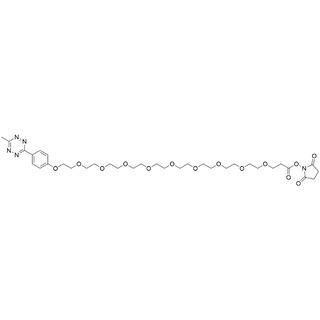 Methyltetrazine-O-PEG10-NHS ester