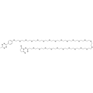 Methyltetrazine-O-PEG25-NHS ester