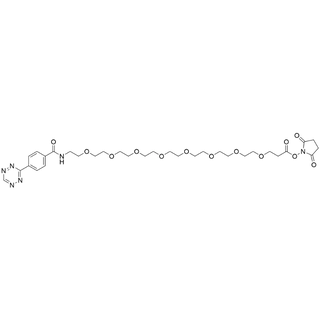 H-tetrazine-amido-PEG8-NHS ester