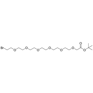 CH2COOH t-Bu Ester-PEG6-Bromide
