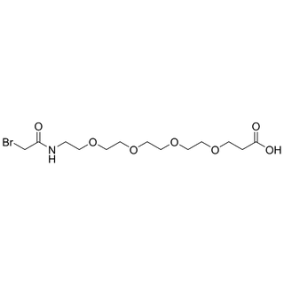 Bromoacetamido-PEG4-acid