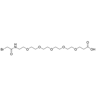 Bromoacetamido-PEG5-acid