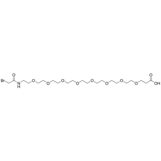 Bromoacetamido-PEG8-acid