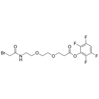 Bromoacetamido-PEG2-TFP Ester