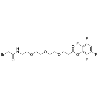 Bromoacetamido-PEG3-TFP Ester