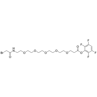 Bromoacetamido-PEG5-TFP Ester