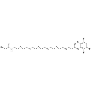 Bromoacetamido-PEG6-TFP Ester