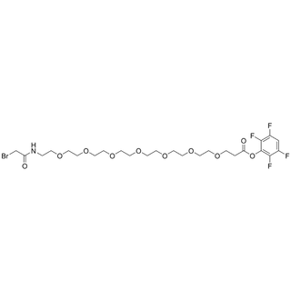 Bromoacetamido-PEG7-TFP Ester