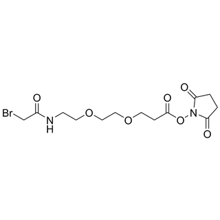 Bromoacetamido-PEG2-NHS Ester