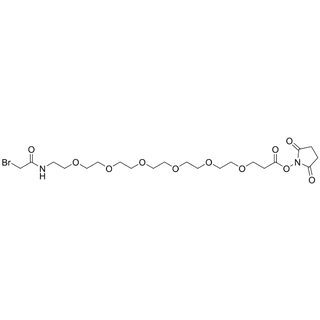 Bromoacetamido-PEG6-NHS Ester