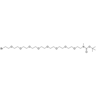 t-Boc-N-methyl-Amido-PEG8-Bromide