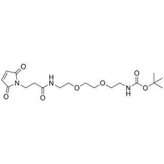 Amido Mal-PEG2-Boc Amine