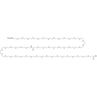 Fmoc-amine-PEG24-amido-PEG24-Acid