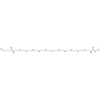 hex-5-ynamide-PEG11-NH-Boc