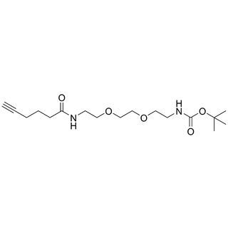 hex-5-ynamide-PEG2-NH-Boc
