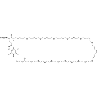 Fmoc-Glu(PFP)-PEG24-Allyl Ester