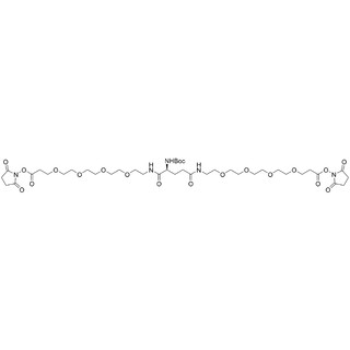 Boc-Glu(PEG4-NHS ester)-(PEG4-NHS ester)