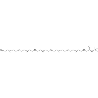 Azido-PEG10-CH2COOH t-Bu Ester
